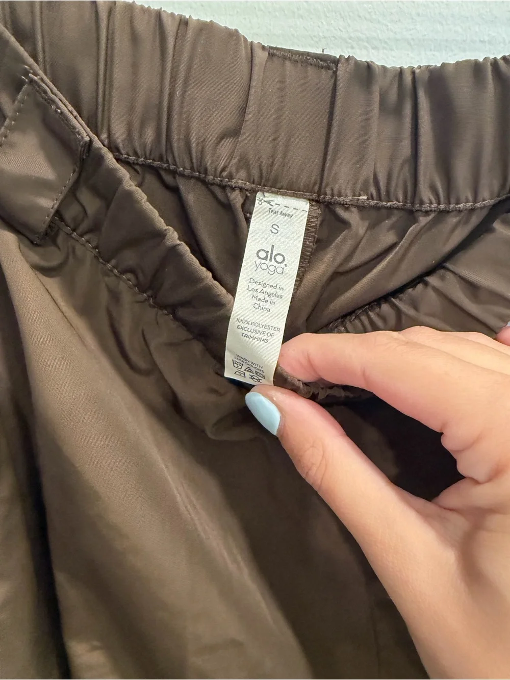 Alo Women’s Brown Cargo Jogger Pants
